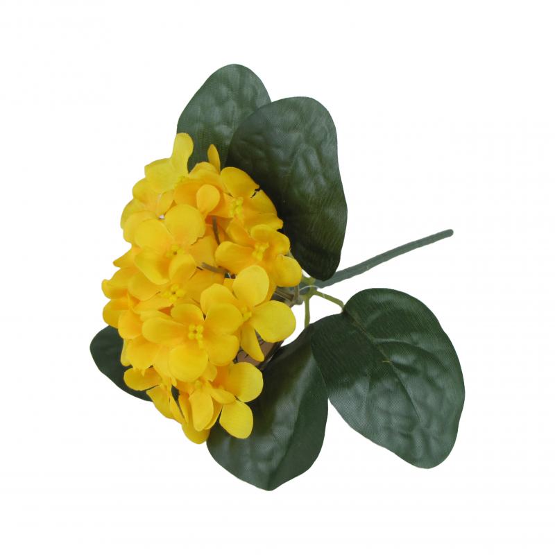 Sztuczne prymulki 20cm żółte kwiaty (10 sztuk)